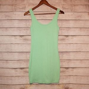 Signature 8 Seafoam Green Mini Tank Dress
